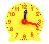 Omvial 4 Pouces éTudiant Apprentissage Horloge Temps Modèle Enseignant Horloge 12/24 Heure Outils D'Apprentissage de L'éCole