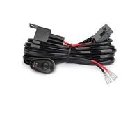 Omvial Kit de Faisceau de Câblage pour 1 Interrupteur Marche/ArrêT Fusible LumièRe 12V 40A Relais 180 W/ 300W pour Barre Lumineuse de Travail Led 4-52 Pouces