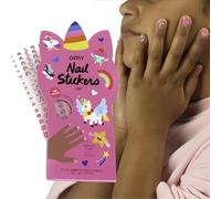 Omy Nail Stickers Licorne pour Enfants - 200 autocollants pour ongles, résistants à l’eau, durables, amusants et créatifs | Waterproof | Faciles à appliquer, sûrs et non toxiques | À partir de 3 ans