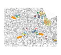 OMY Plan de poche de Barcelone à colorier (format 52 x 38 cm)-