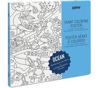 Poster à colorier - océan