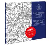 Omy poster à colorier france - moment