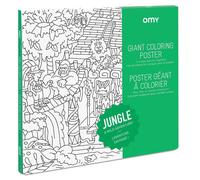 Poster à colorier jungle
