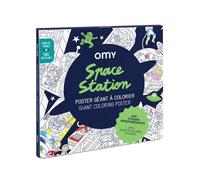 Omy poster à colorier space station et s