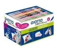 Giotto Omyacolor – Feutres pour textile pointe moyenne coloris assortis – Pack 48