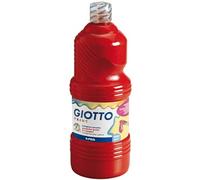 Giotto Flacon d'1 Litre de Gouache Liquide Couleur Rouge écarlate