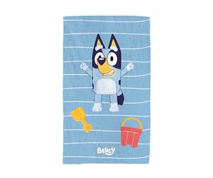 OMYDREAM Bluey Hourra Cape De Bain Et De Plage Enfant 100% Coton