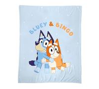 OMYDREAM Bluey Hug Plaid Enfant Imprimé 125x150 cm