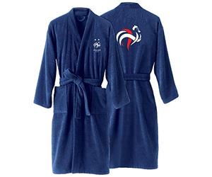 OMYDREAM FFF Champions Peignoir Adulte 100% Coton - Licence Officielle