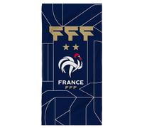 Nike Serviette de bain imprimée OMYDREAM FFF Construction 100% coton Oeko-TEX 75x150 cm Bleu marine