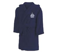 OMYDREAM OM 1993 Peignoir à Capuche Brodé Enfant Garçon 6 à 8 ans | 100% COTON certifié OEKO-TEX | Bleu Marine (FR/ES, Âge, 6 ans, 8 ans, Taille normale, Bleu Marine)