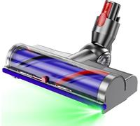 OMYOPY Brosse de Rechange Compatible avec Les Aspirateurs Dyson V7, V8, V10, V11, V15 - Brosse Sol à entraînement Direct avec lumières LED pour sols durs et moquettes