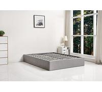 OMYZ - Lit Coffre STADA (Tissu Gris Anthracite, 140 x 190 cm)