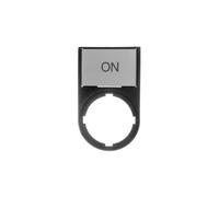 ON 50x30mm noir 22mm RMQ Titan 216496 Plaque descriptive