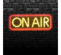 On Air Enseigne Au Néon, Alimentée Par Usb Lumières Décoratives En Direct Pour Studio Led, Enseigne Lumineuse Sur L'Air Enseigne Au Néon Led Pour Enregistrement En Studio En Direct[LED5262671]