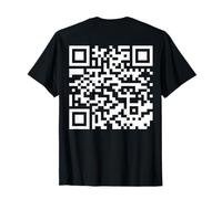 (on Back) Drôle QR FCK You Code Doigt d'honneur Sarcasme Dire T-Shirt