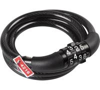 On Bike Câble de vélo en spirale antivol 0,8 x 100 cm avec combinaison