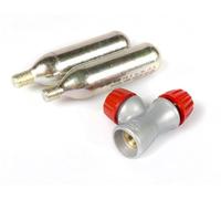 on Bike Distributeur et Paire de Cartouches de Recharge de CO2 pour Le gonflage des pneus de vélo