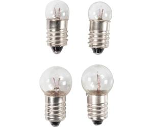 On Bike Ensemble de quatre ampoules pour feux avant et arrière de vélo