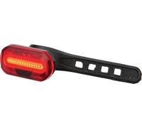 on Bike Feu arrière de vélo avec 15 LED Rouges Ultra Lumineuses - Fixation au Cadre Universel - Imperméable, visibilité Nocturne et diurne