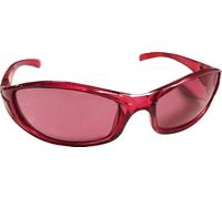 ON BIKE Lunettes de vélo en plastique roses pour fille avec verres de protection