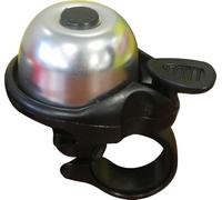 on Bike Mini Sonnette de vélo Universelle en Acier Noir/argenté