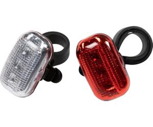 on Bike Paire De Feux Avant Et Arrière Ovales à 3 LED