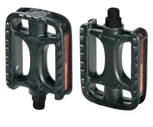 on Bike Pédales de vélo de Ville en Nylon Durable avec réflecteurs latéraux pour Une sécurité et Une visibilité accrues, compatibles avec Les guidons Standard