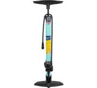 On Bike Pompe de gonflage de Roue de vélo en Acier avec manomètre intégré - Valves Haute Pression, Presta et Schrader - Poignée Ergonomique et Base antidérapante