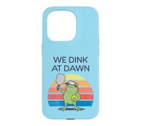 on boit à l'aube Un Joueur de Pickleball avec Une Grenouille drôle Coque pour iPhone 15 Pro