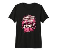 on Connaît La Mariée Trop Bien EVJF Copines T-Shirt Haut de Gamme