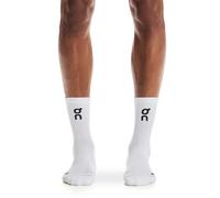 On - Lot de 2 paires de chaussettes légères - Core Run Sock High 2P White en Coton - Taille 38-40 - Blanc Blanc 38-40