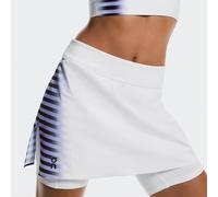 On Court Split Edge Jupe Femmes - blanc, noir XL