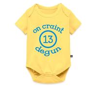 On Craint Dégun 13 Humour Marseille Body Manches Courtes Bébé Bio