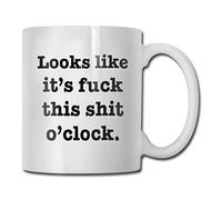 On Dirait Que C'Est L'Heure De Dire Merde. Tasse À Café Pratiques Mug À Café Céramique Tasse Pour Boissons Chaudes Travail Cappuccino 330Ml