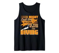 on dirait Que j’écoute mais Je Plonge mentalement Débardeur