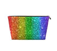 on dirait Un Arc-en-Ciel avec des Paillettes, Trousse de Maquillage Trousse à cosmétiques Trousse de Toilette de Voyage Portable Pochette de Toilette