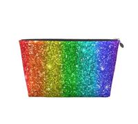 on dirait Un Arc-en-Ciel avec des Paillettes, Trousse de Toilette Trousse de Maquillage Sac à cosmétiques Trousse de Toilette de Voyage Portable