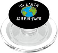 on Earth As It is in Heaven Science Professeur de Foi chrétienne PopSockets PopGrip pour MagSafe