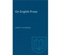 On English Prose by James R. Sutherland James R. Sutherland (Auteur)