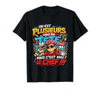 on est Plusieurs dans ma Tête Cadeau Homme Original Humour T-Shirt