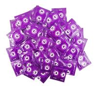 ON) Préservatifs XX-Large | 57 mm de large | Pack de 100 | premium extra grands avec lubrifiant silicone | Epaisseur de paroi 0,07 mm