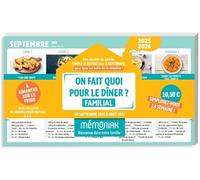 On fait quoi pour le dîner familial à aimanter sur le frigo 2025-2026 - Emilie Thuillez - Editions 365 - broché - Agenda