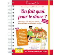 On fait quoi pour le dîner ? Mémoniak 2015-2016