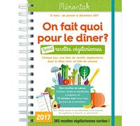 On fait quoi pour le dîner Spécial recettes végétariennes Mémoniak 2017