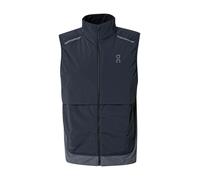 On Gilet de sport 'Weather' gris foncé / noir, Taille M