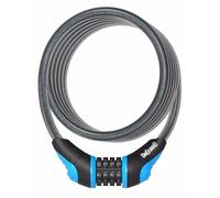 On-Guard Neon Coil Antivol Mixte 180cm x 12mm Bleu
