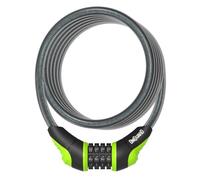 On-Guard Neon Coil Antivol Mixte 180cm x 12mm Vert