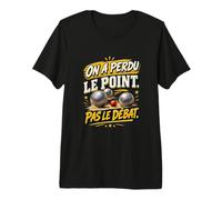 on Joue comme on Peut on Commente comme des Pros Pétanque T-Shirt Haut de Gamme