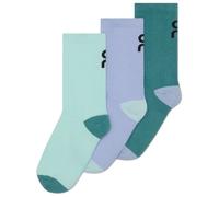 On - Kid's Logo Sock High 3-Pack - Chaussettes multifonctions - EU 27,5-29,5 - celeste / storm